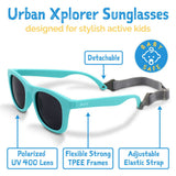 Size M (2-6Years): Jan & Jul Urban Xplorer Sunglasses - Black