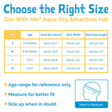 Size L (2-5 years): Jan & Jul Aqua Dry Adventure Hat - DINOLAND
