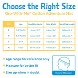 Size L (2-5 years): Jan & Jul Cotton Xplorer Hat - TIGER