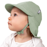 Size M (6-24): Jan & Jul Sun Soft Baby Cap - JUNIPER GREEN