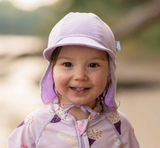 Size XS (0-3m): Jan & Jul Sun Soft Baby Cap - LAVENDER