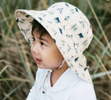 Size S (0-6m): Jan & Jul Cotton Xplorer Hat - BEAR CAMP