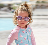 Size M (2-6y): Jan & Jul Urban Xplorer Sunglasses - FROSTY LAVENDER Aurora