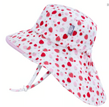 Size L (2-5 years): Jan & Jul Cotton Xplorer Hat - STRAWBERRY