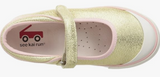 Size 5: See Kai Run Marie, GOLD Mary Jane Sneaker Shoes NEW