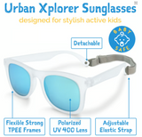Size S (6m-2y): Jan & Jul Urban Xplorer Sunglasses - FROSTY MINT Aurora