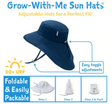 Size XL (5-12): Jan & Jul Cotton Xplorer Hat - DOTS