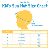 Size XL (5-12 years): Jan & Jul Cotton Xplorer Hat - STRAWBERRY