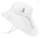 Size L (2-5 years): Jan & Jul Aqua Dry Adventure Hat - WHITE