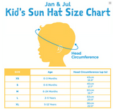 Size XL (5-12 years): Jan & Jul Cotton Xplorer Hat - MEADOW FLOWERS
