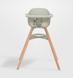 Lalo Wooden High Chair w/Infant Insert Accessories (retails $250)