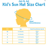 Size XL (5-12 years): Jan & Jul Cotton Xplorer Hat - PRETTY PETALS