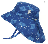 Size XL (5-12 years): Jan & Jul Aqua Dry Adventure Hat - MANTA RAY