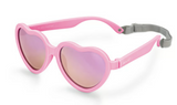 Size M (2-6Y): Jan & Jul HEART Sunglasses -PEACHY PINK HEART