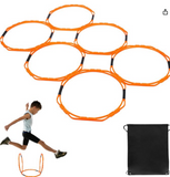 6 Agility Rings w/ Bag