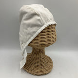Size M: Sunday Seams Purple/White Gears & White Reversible Bonnet -NEW
