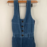 Sie 13-14: Zara Blue Corduroy Overalls