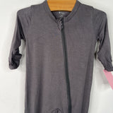 Size 0-3m: Kyte Grey 1pc Footy PJs