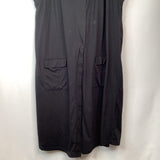 Size S: Kindred Bravely Black Short Sleeve Button-Up Dress