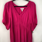 Size XL: Isabell Pink Short Sleeve Dress