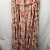 Size L: Hayden LA Pink Floral Maternity Short Sleeve Dress