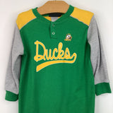 Size 12m: Gen 2 Oregon Ducks Green/Grey/Yellow Romper