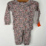 Size 18-24m: Gap White/Colorful Floral 2pc PJs