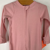 Size 0-3m: Old Navy Pink 1pc Footy PJs