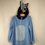 Size 6-7: Bluey Hooded Fleece 1pc PJs
