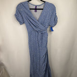 Size 6: Seraphine Blue/White Dots Dress