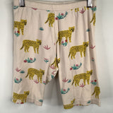 Size 10: Tea Cream Leapard Print 2pc Tank Pj