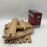 2 Gallon Bag Of Assorted Wooden Tracks/Accessories
