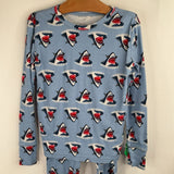 Size 10: Gap Blue Shark Print 2pc PJs
