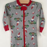 Size 2 (85): Hanna Andersson Grey/Multi Gnome 1pc PJs