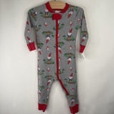 Size 2 (85): Hanna Andersson Grey/Multi Gnome 1pc PJs