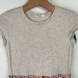 Size 12: Gap Grey/Multi Floral Cap Sleeve Dress