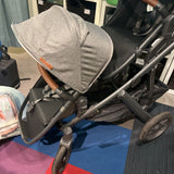 Uppababy Vista V2 Double Stroller Set W/Bassinet & Stand, 1 Rain Cover (retails $1700+)