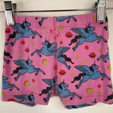 Size 3 (90): Hanna Andersson Pink/Blue Unicorn Print 2pc Shorty PJs