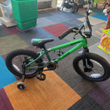 Mongoose Legion L16 Green/Black Bike W/Training Wheels (retails $250+)