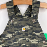 Size 3: Carhartt Green Camo Shortalls -NEW