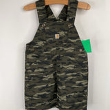 Size 3: Carhartt Green Camo Shortalls -NEW