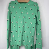 Size 10: Primary Green Paper Airplane 2pc PJs