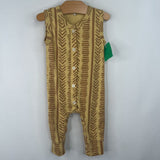 Size 6-12m: Kate Quinn Yellow Patterned Tank Romper