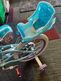Huffy Disney Frozen Bike w/Doll Seat (retails $115)
