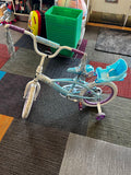 Huffy Disney Frozen Bike w/Doll Seat (retails $115)