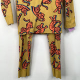 Size 4 (100): Hanna Andersson Pink/Red Hearts 2pc PJs REDUCED