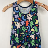 Size 12 (150): Hanna Anderson Blue Colorful Shapes Tank Dress