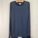 Size 12 (150): Hanna Andersson Blue Striped 2pc PJs