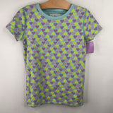 Size 10: Crewcuts Blue/Colorful Heart Print 2pc Shorty PJs