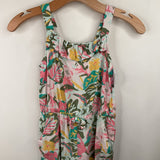 Size 7: Cat & Jack White/Multicolor Floral Romper